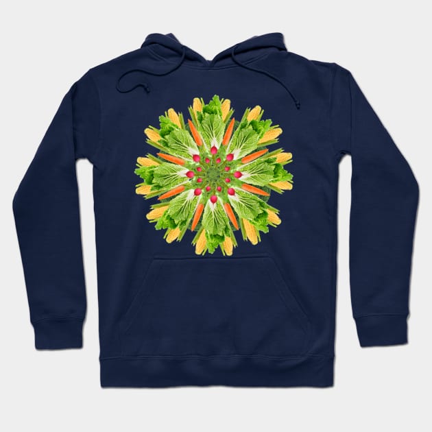 fresh vegetables mandala Hoodie by burenkaUA